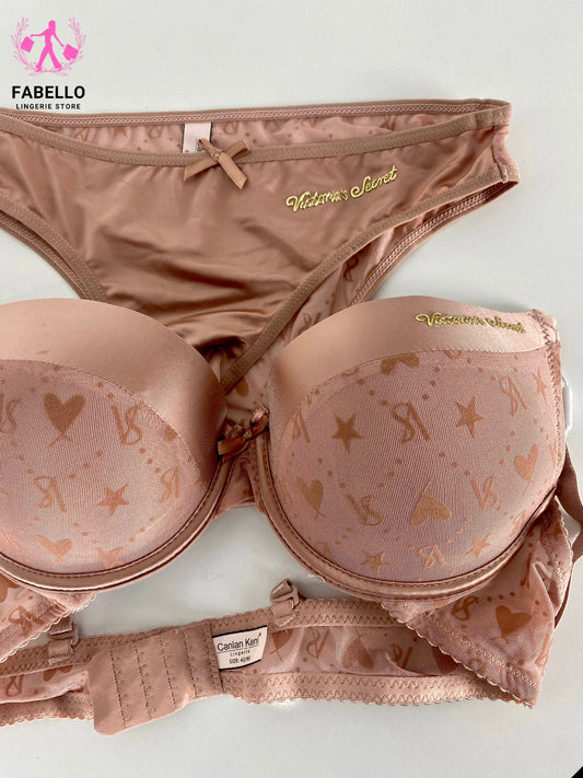 Fabello Lingerie Nude Pink Luxury Lingerie Set