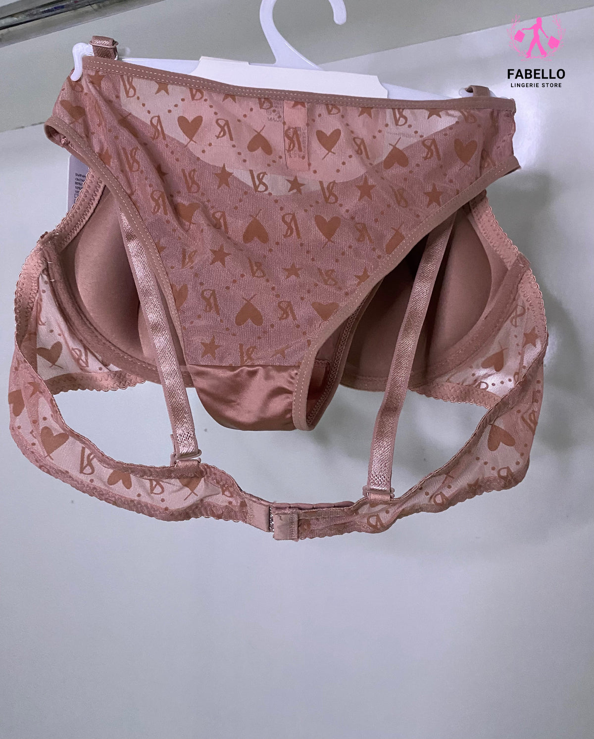 Fabello Lingerie Nude Pink Luxury Lingerie Set