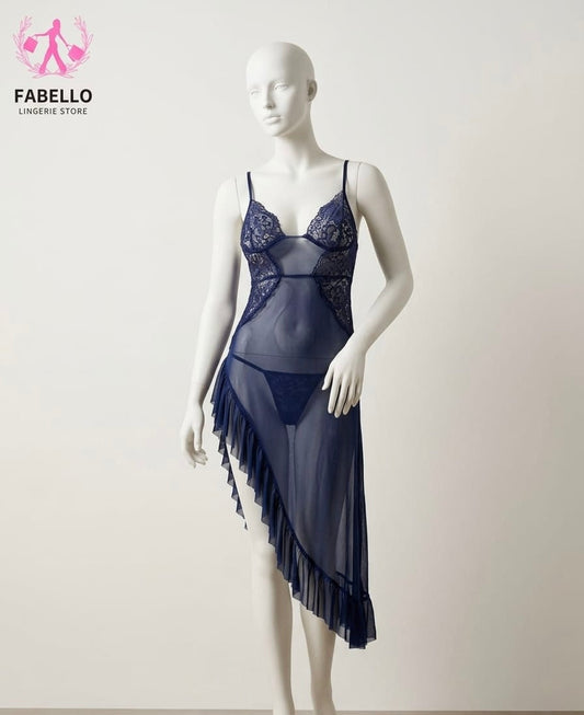 Fabello Women's Bridal Lace Babydoll Lingerie