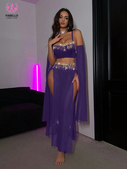 Fantasy Costume 5Pcs Nighty Set for Women